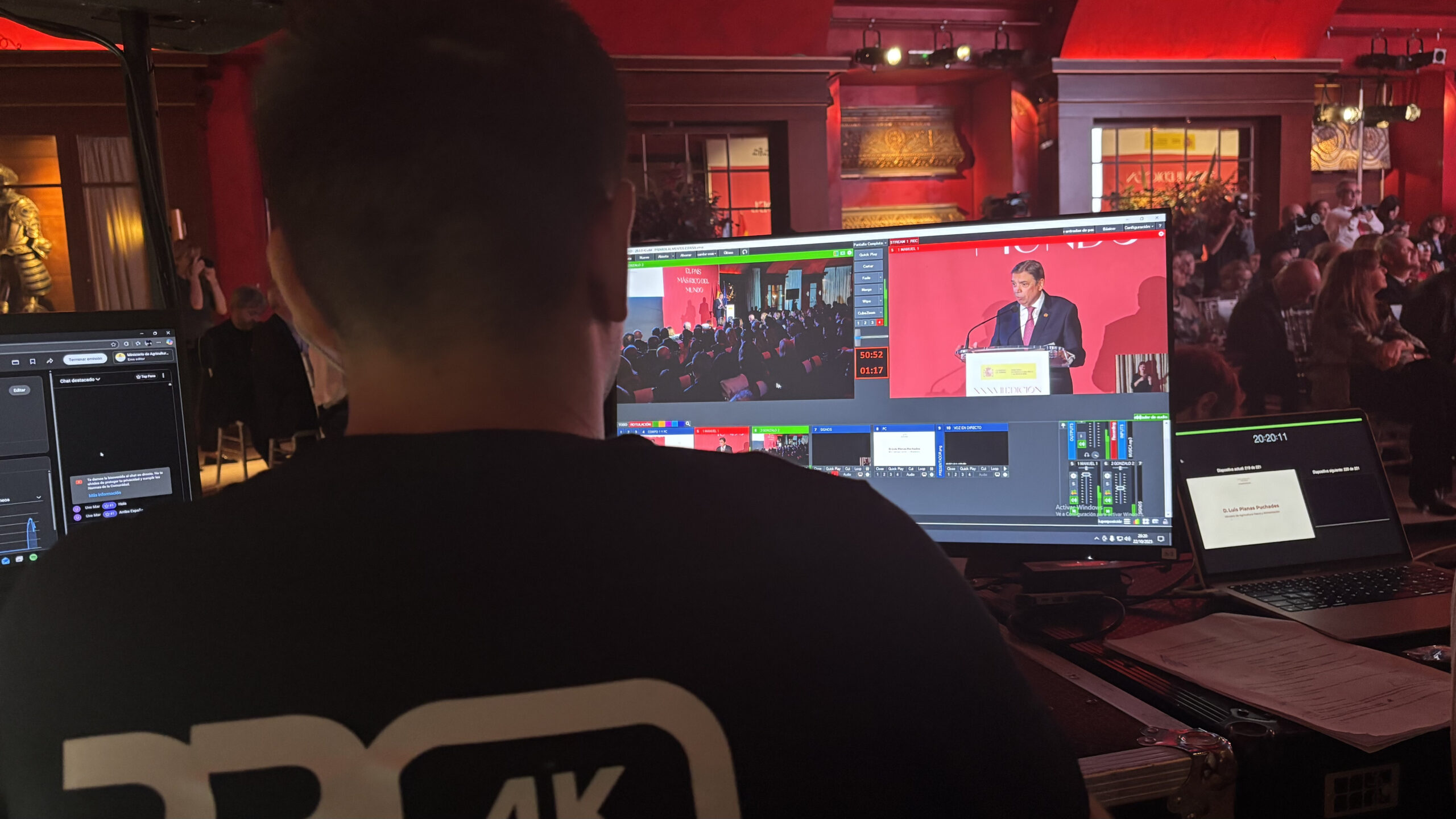 Streaming Gala de alimentos 2025